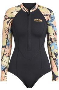 Salty Dayz 2/2 LS Spring Shorty Women Wetsuit