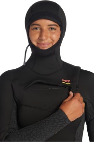Billabong-Billabong Synergy 5/4 Frontzip Hooded Damen Neoprenanzug