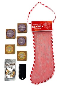 Sexwax-Weihnachtssocke von Surfwax