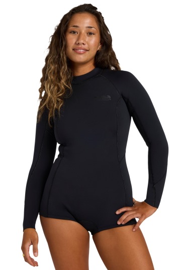 Billabong-Billabong Spring Fever 2mm LS Backzip Shorty Damen Neoprenanzug