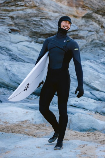 C-Skins-C-Skins NuWave ReWired 5/4 Frontzip Hooded Neoprenanzug