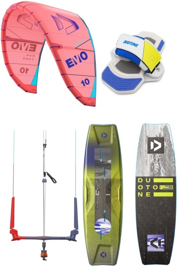 Duotone Kiteboarding-Evo + Select 2025 Kitesurf Set