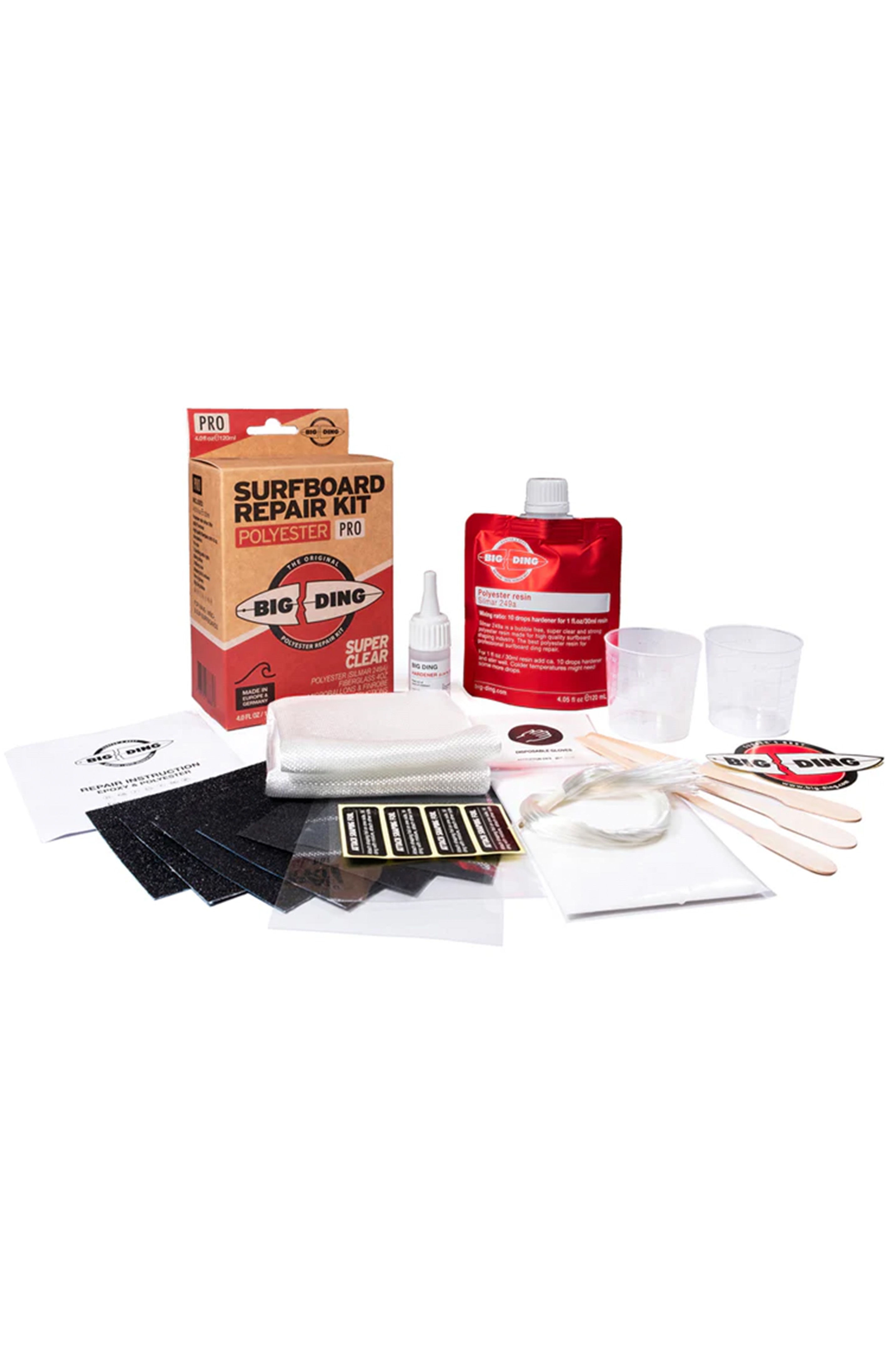 Big Ding Repair-Polyester Reparatur Set