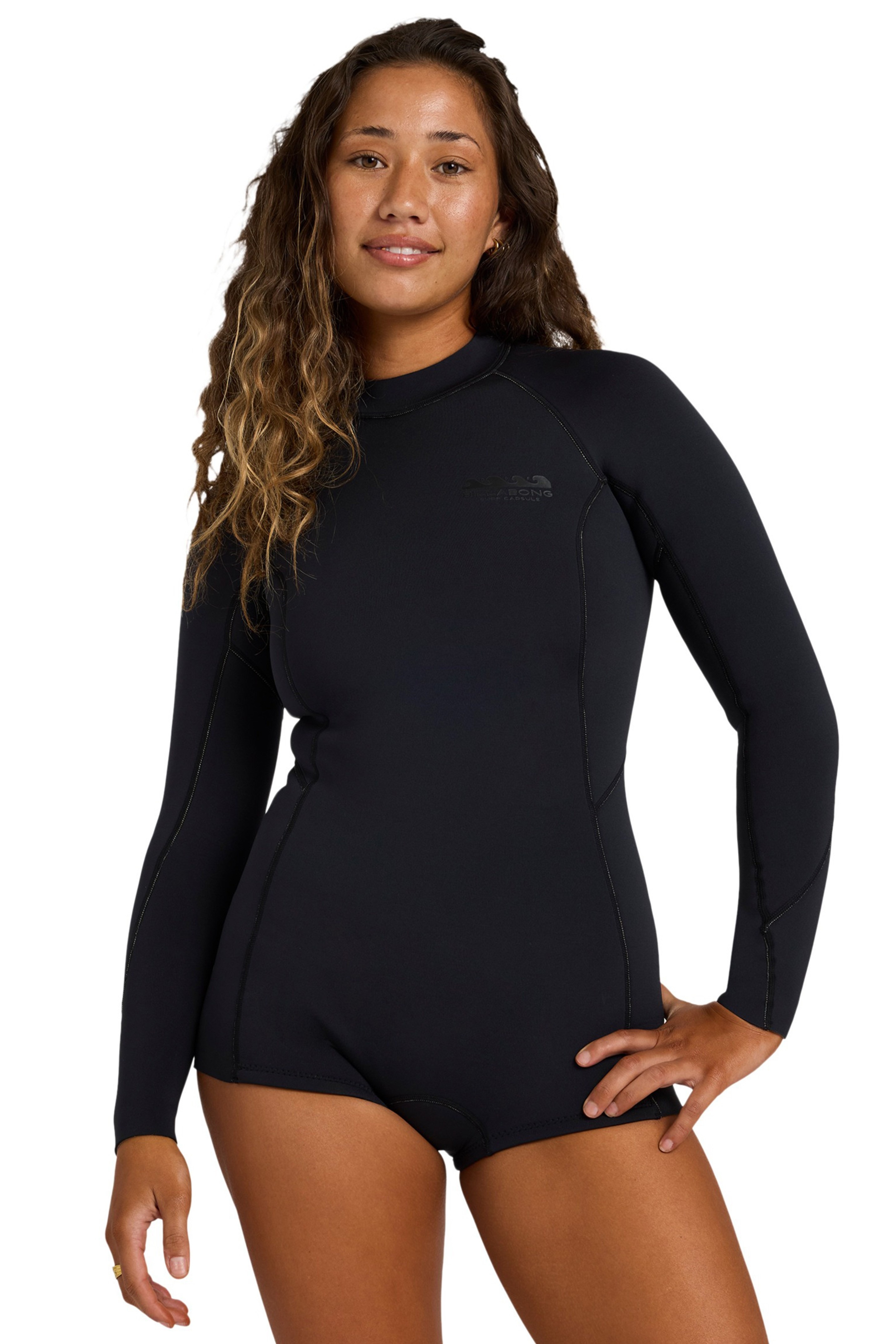 Billabong-Billabong Spring Fever 2mm LS Backzip Shorty Damen Neoprenanzug
