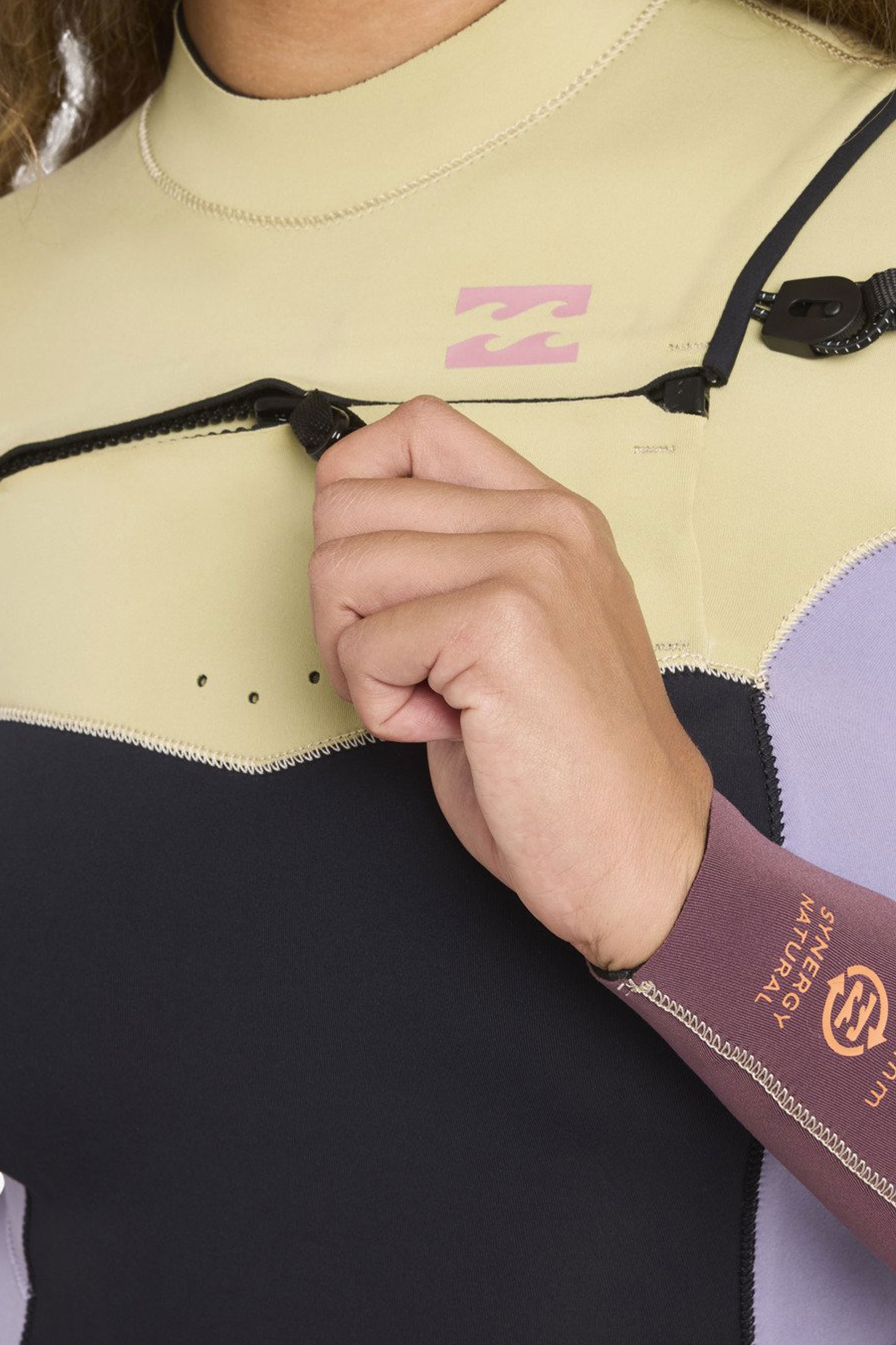 Billabong-Synergy 2/2 Frontzip Longarm Shorty Women Wetsuit