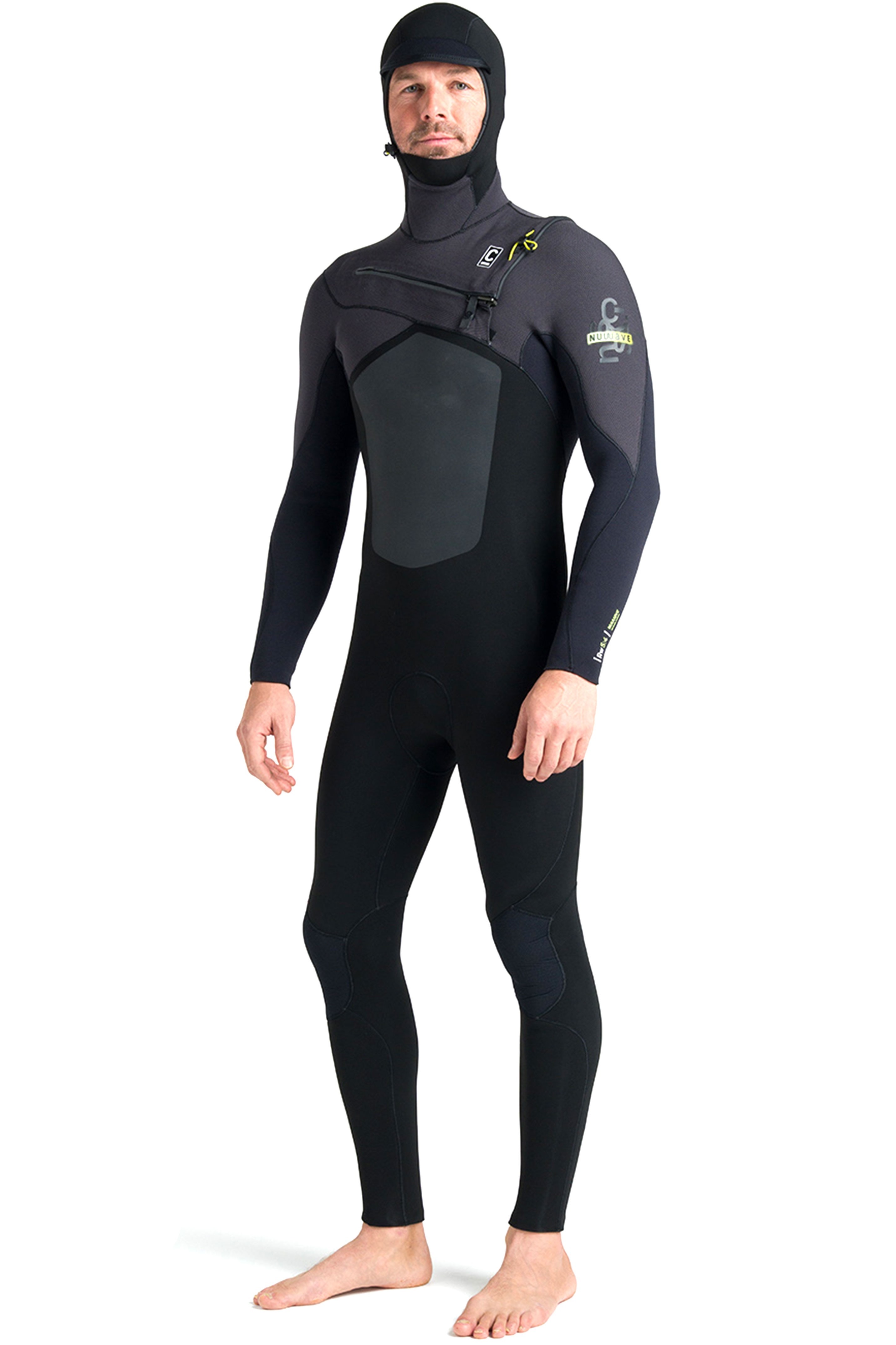 C-Skins-C-Skins NuWave ReWired 5/4 Frontzip Hooded Neoprenanzug