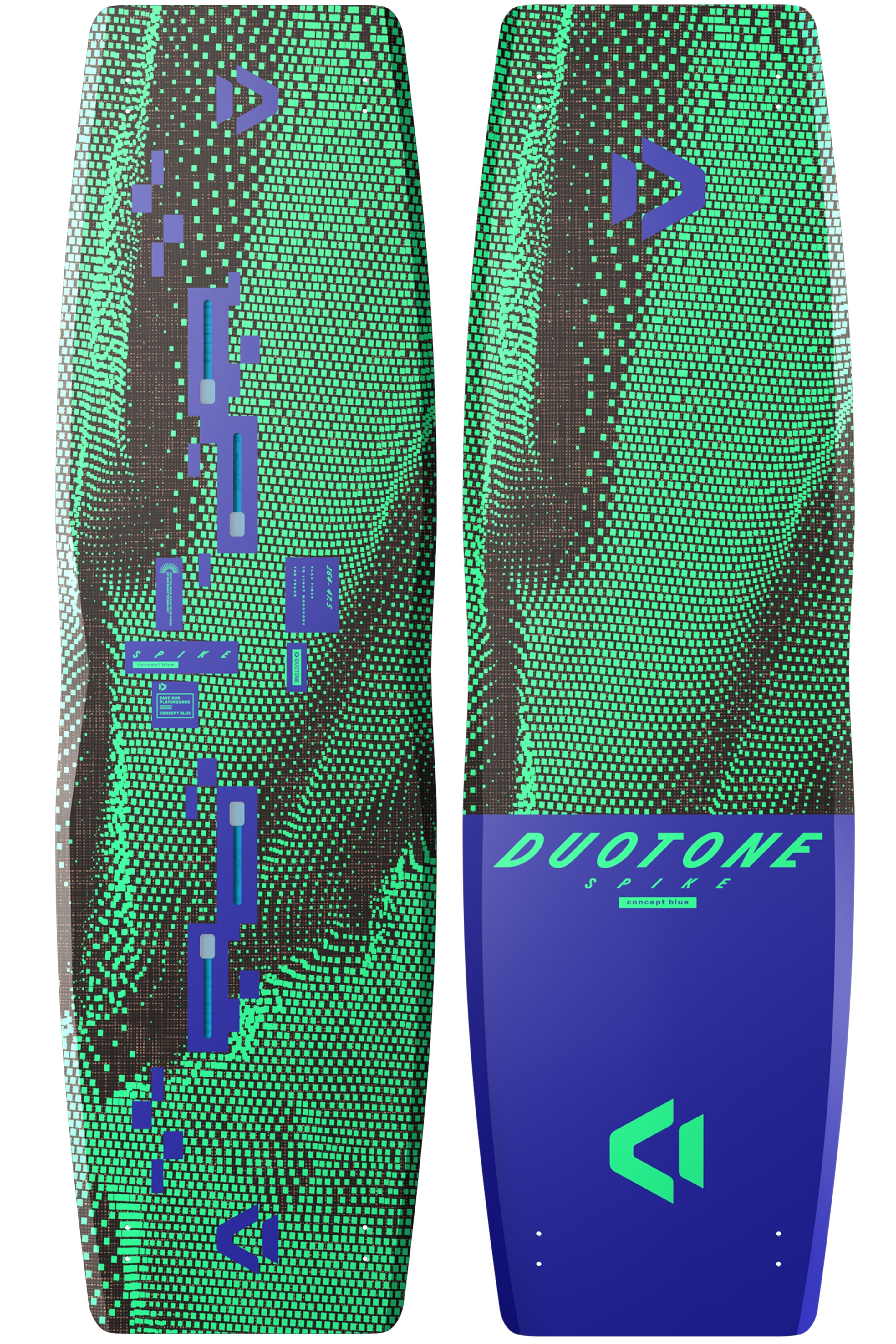 Duotone Kiteboarding-Spike Concept Blue 2025 Kiteboard