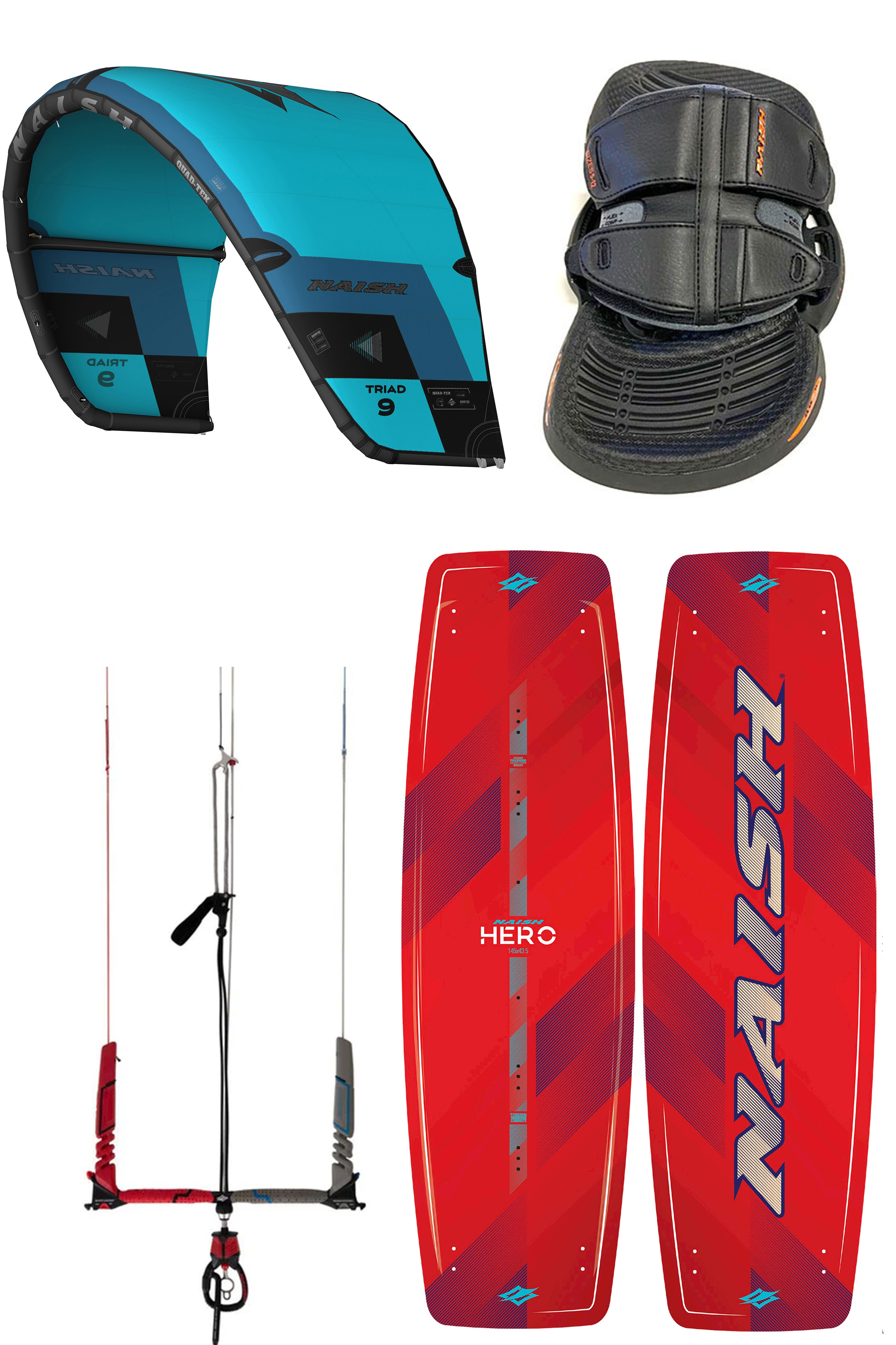 Naish-Triad + Hero 2024 Kitesurf Set