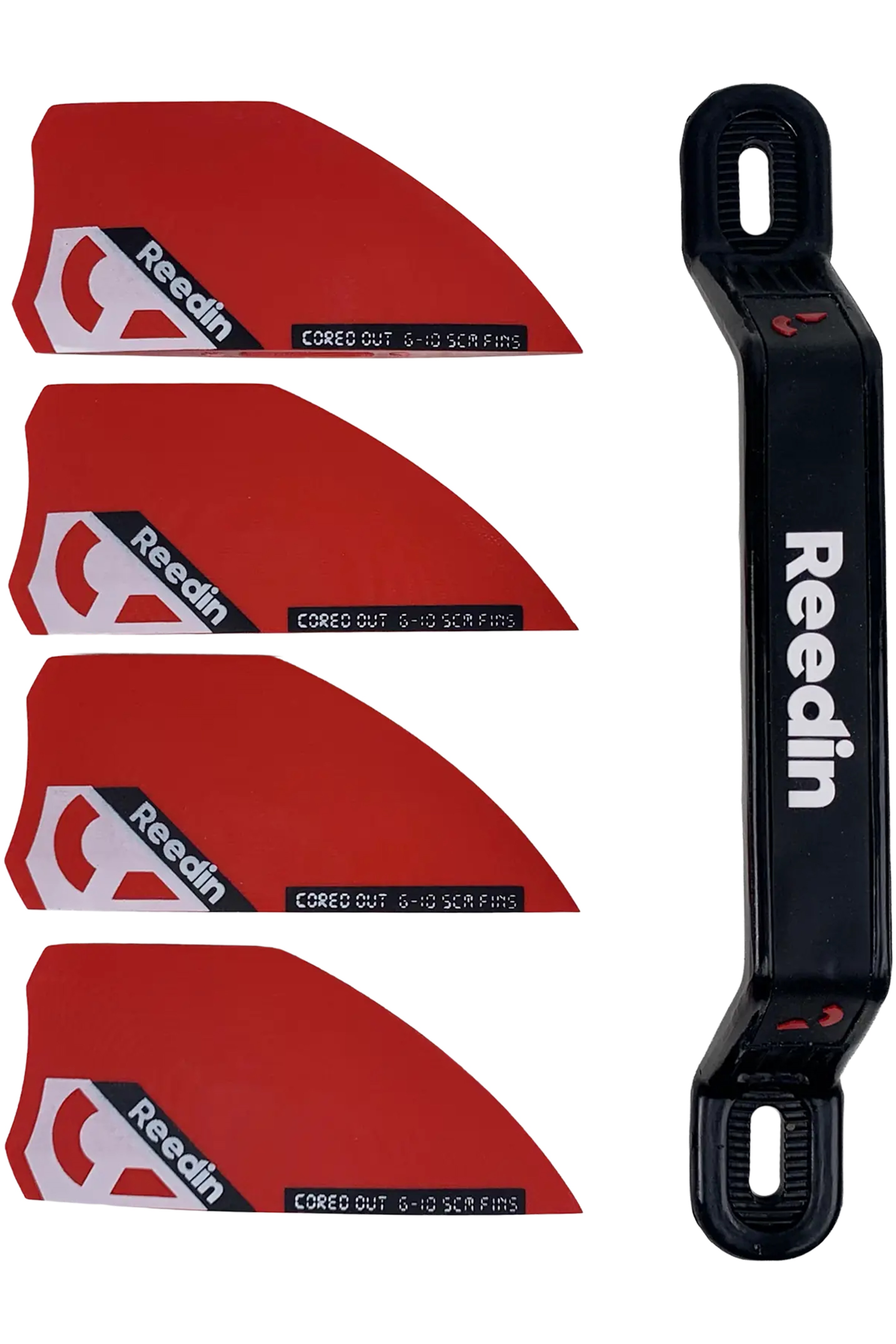 Reedin Kiteboarding-5cm fin set incl Handle